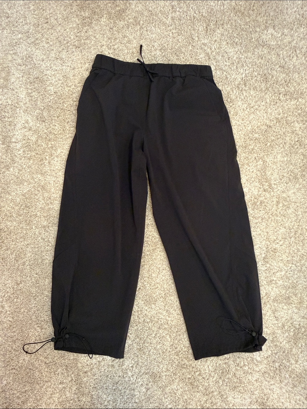 lululemon athletica woven air cinchable cuff high rise jogger